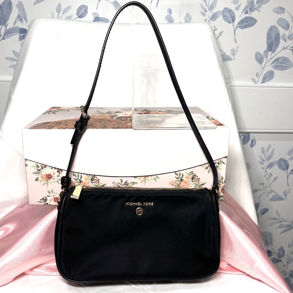 Michael Kors Jet Set Charm Nylon Pouchette Bag